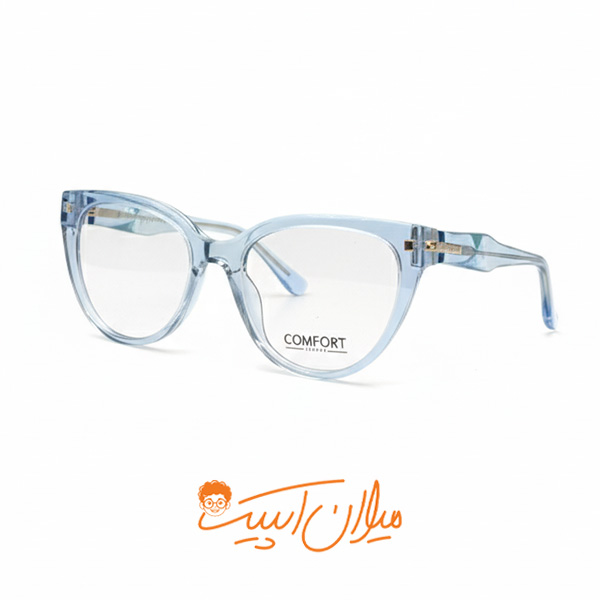 عینک طبی زنانه کامفورت | مدل G8109 | فریم کائوچو دسته فنر