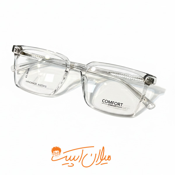 عینک طبی یونیسکس | کامفورت | رنگ شفاف کریستالی